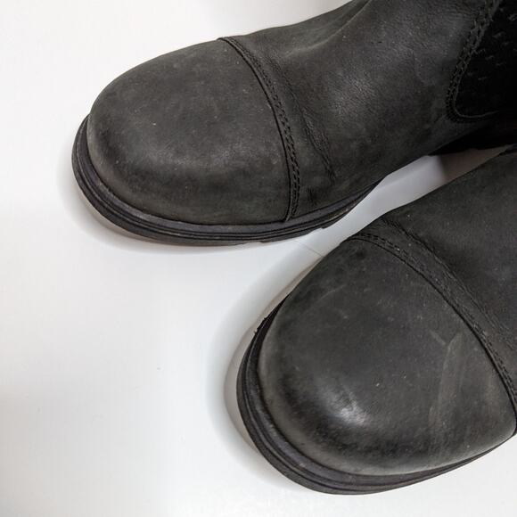 Sorel Black Major Pull-on Boots with Perforated Shaft | Size 8 - Picture 2 of 8